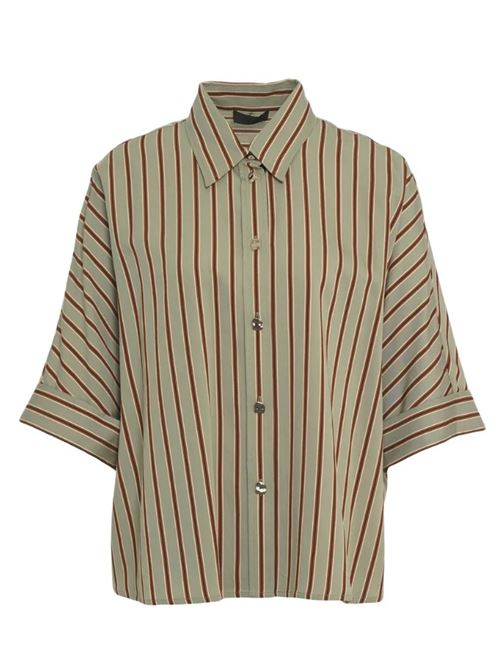 Striped rayon shirt Liu Jo | CA6351T553A.P9641